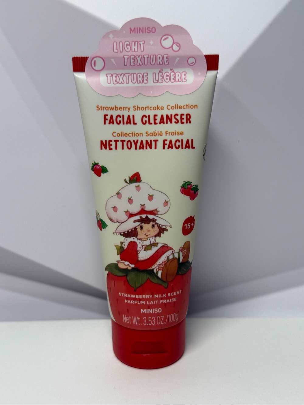 Strawberry Shortcake Facial Cleanser Light Texture Strawberry Milk 3.53oz